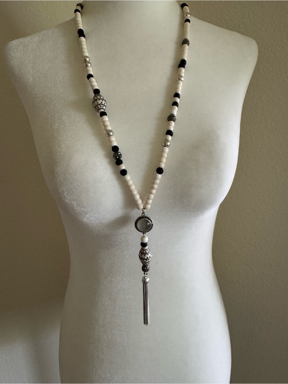 Lucky Brand Beaded Marcasite Necklace
